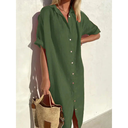 Robe Femmes Confortable à Manches Élargies