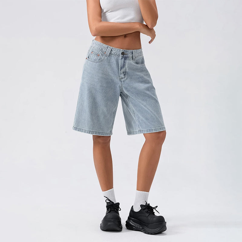 Shorts Jeans Femme Décontractés Taille Relâchée - BerlinGlamour