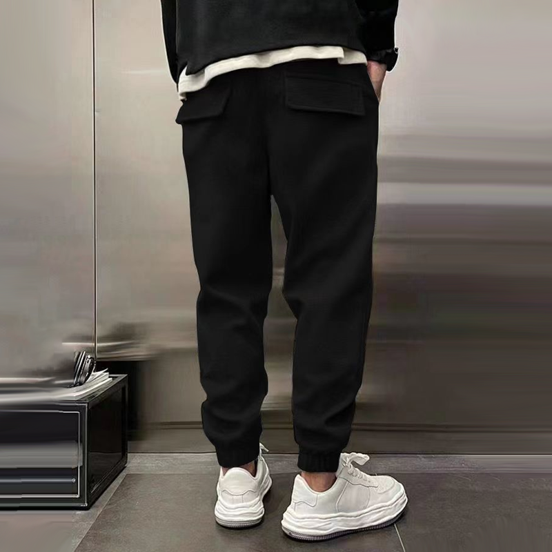 Pantalon Sport Homme Élastique Taille Haute