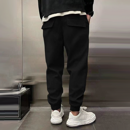 Pantalon Sport Homme Élastique Taille Haute