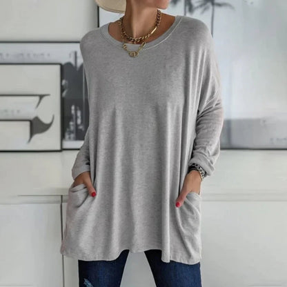 Pull Féminin Décontracté avec Poches