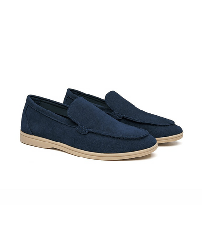 Costume Homme Été Lin Chemise Chino Loafers Cuir
