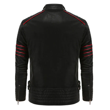 Blouson Cuir Homme Robuste et Élégant