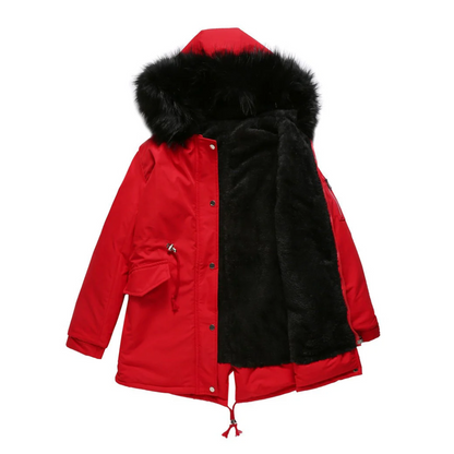 Doudoune Femme Hiver Chaude à Manches Longues