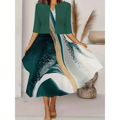 Robe Blazer Féminine Chic Floral