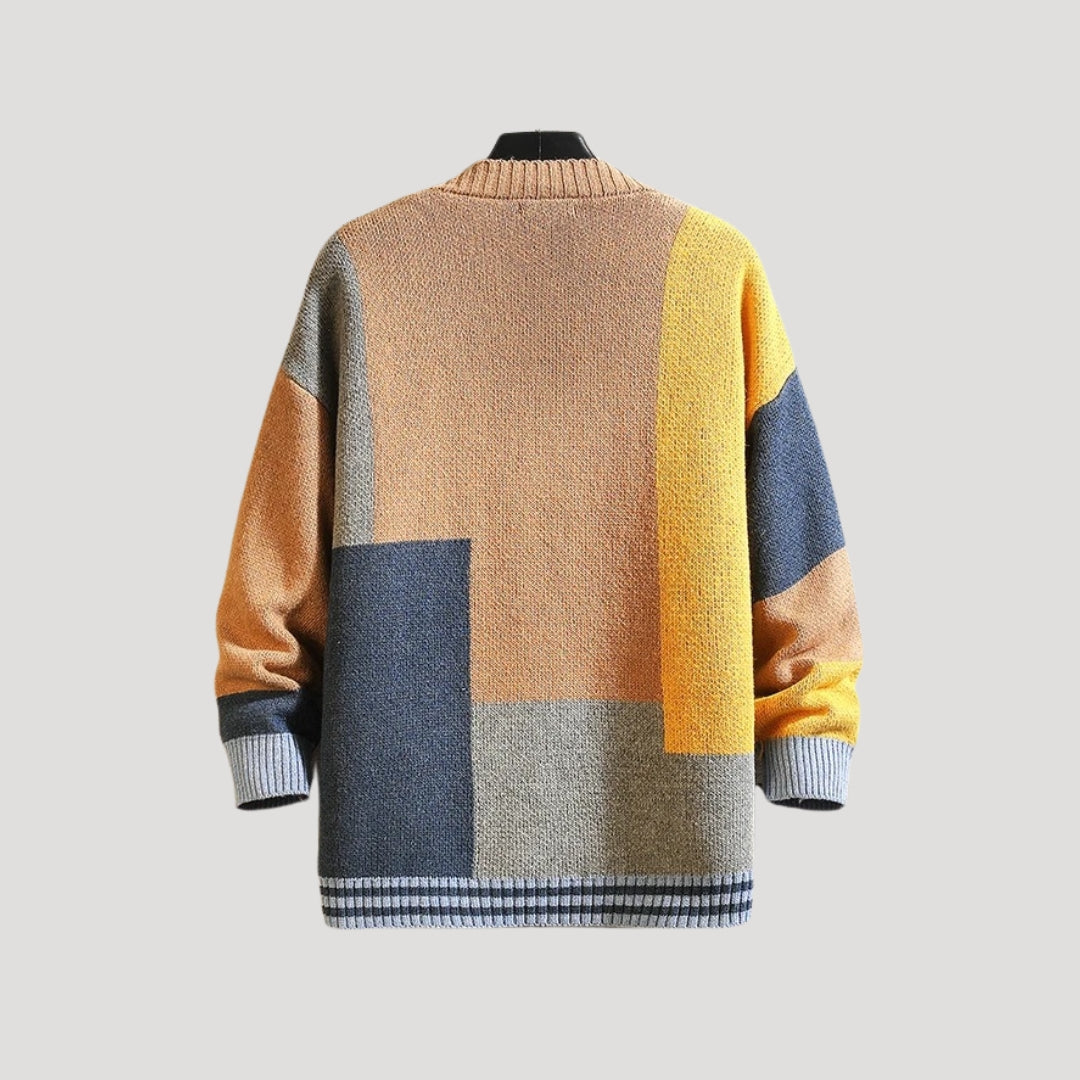 Cardigan Femme Printemps Couleurs Vibrantes à Boutons