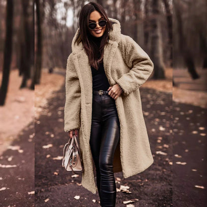 Manteau Femme Hiver Chic - Veste Élégante avec Capuche et Fermeture Éclair