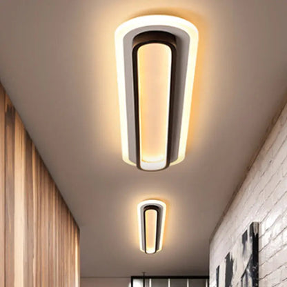 Lampe Plafond LED Moderne en Verre Oval - BerlinGlamour