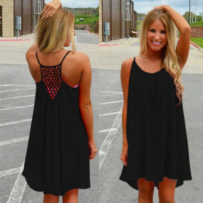 Robe Été Femme Décontractée Sans Manches