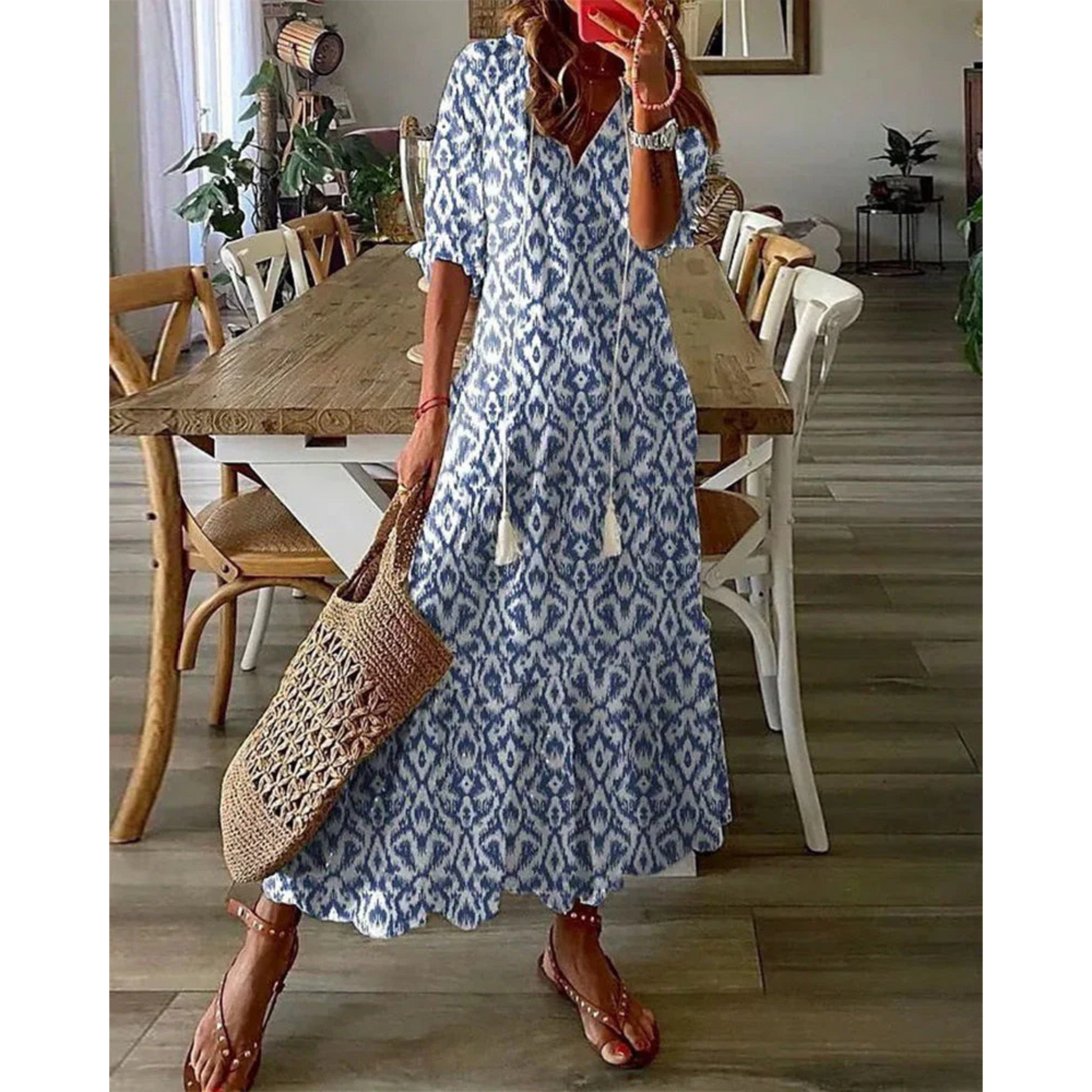 Robe Femme Élégante Longueur Grande - luxestyle
