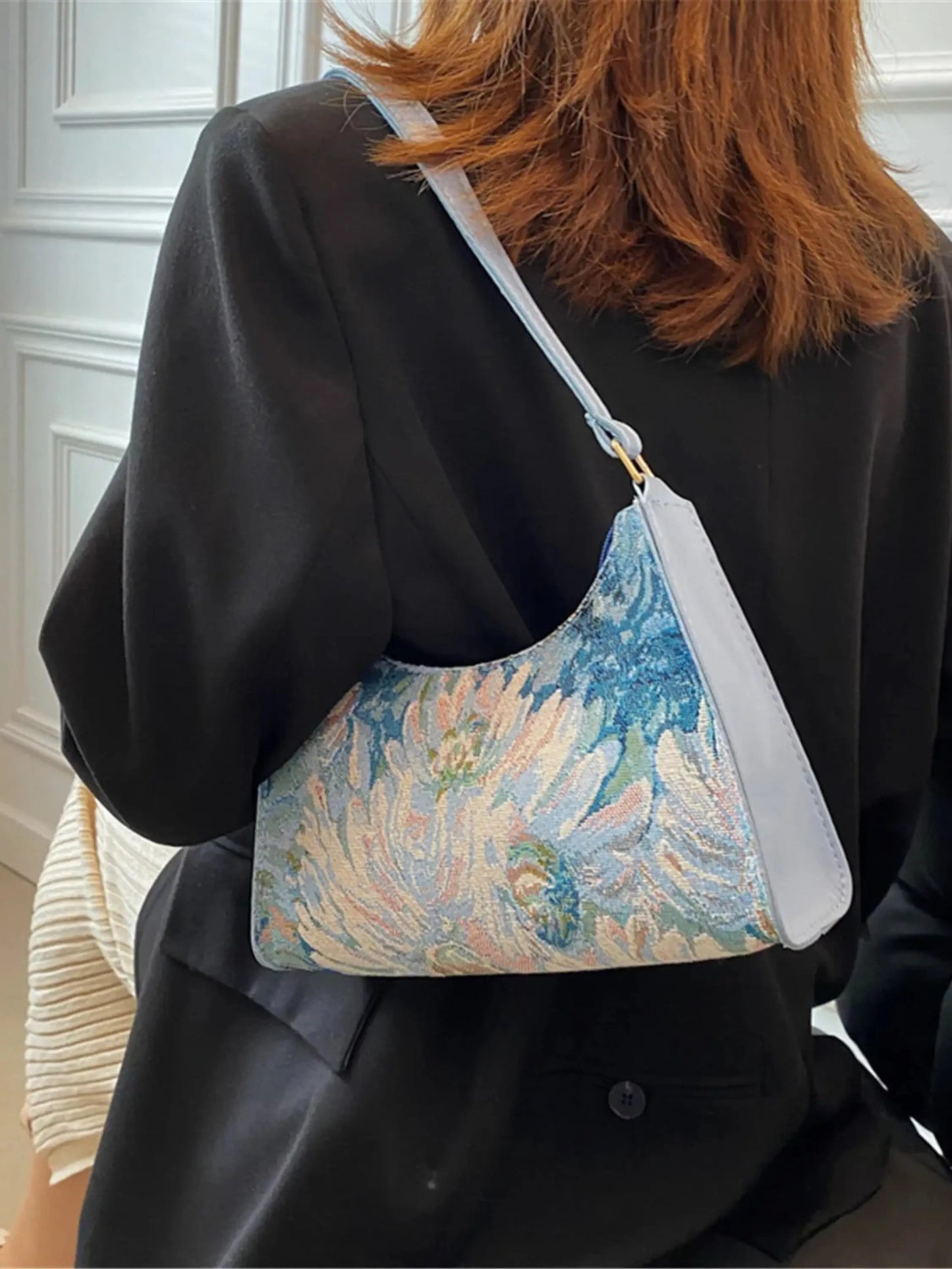 Sac à Dos Fleurs Brodées Vintage