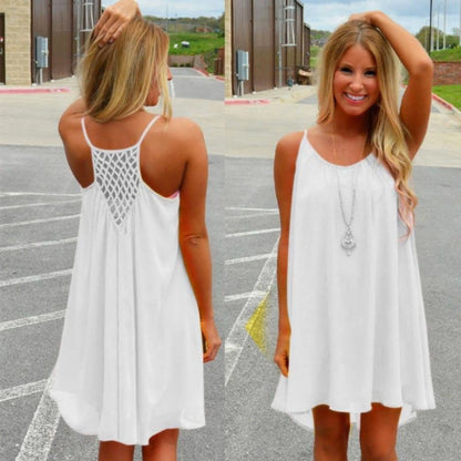 Robe Été Femme Décontractée Sans Manches