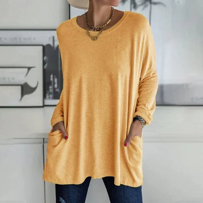 Pull Féminin Décontracté avec Poches