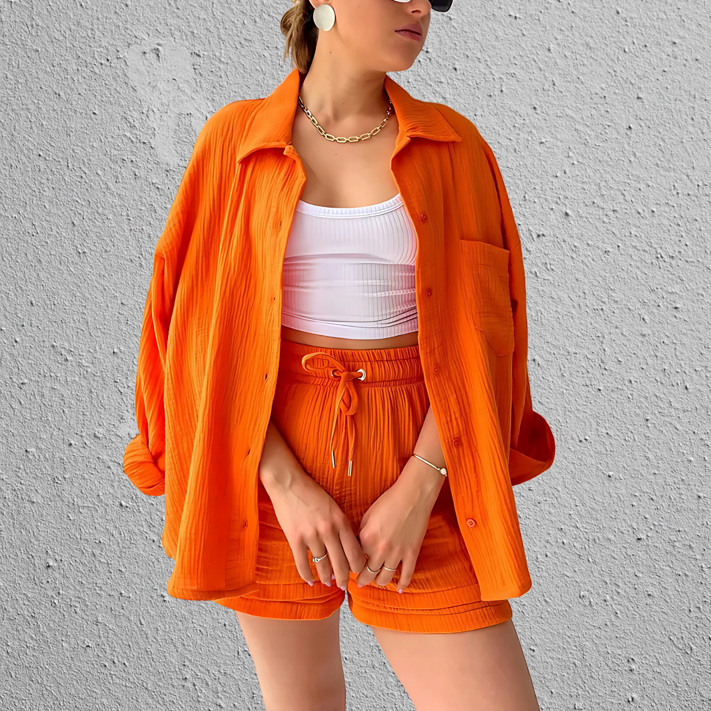 Chemise Femme Manches Longues Décontractée et Chaude
