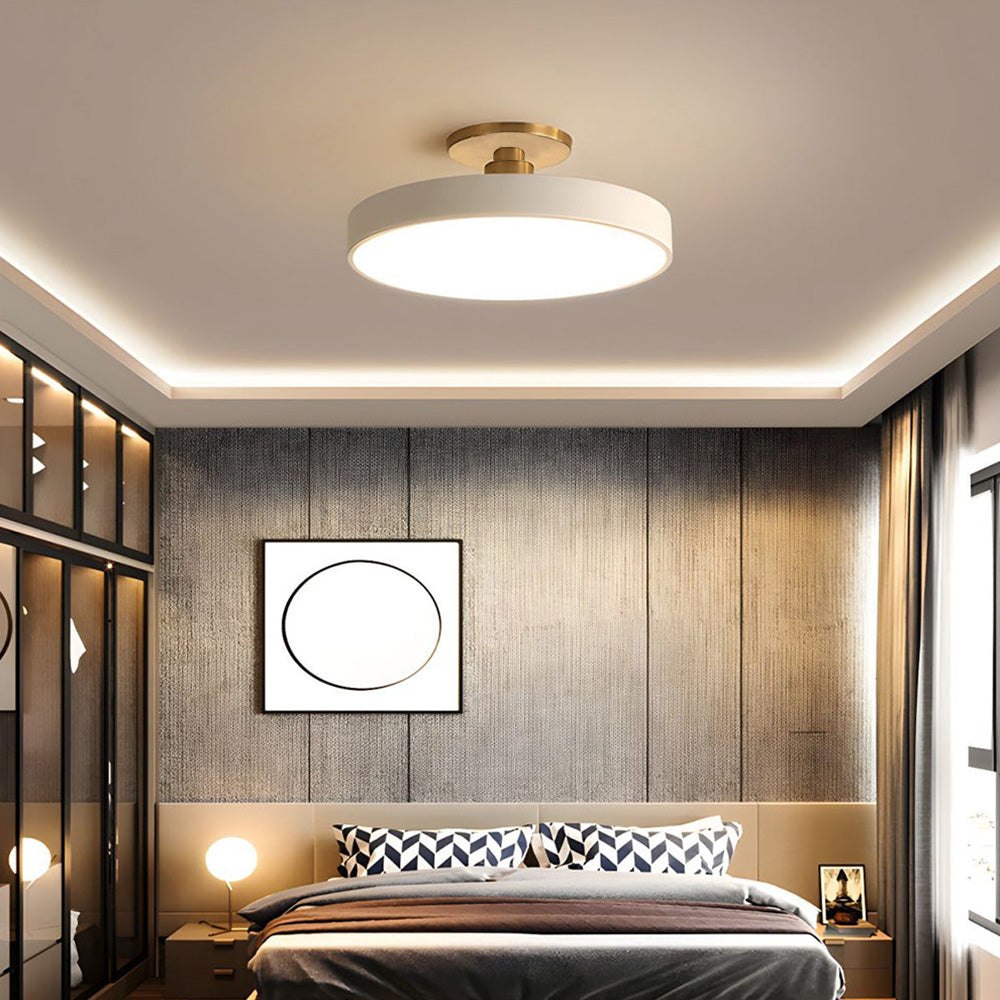 Lampe Plafond LED Or Moderne Élégante