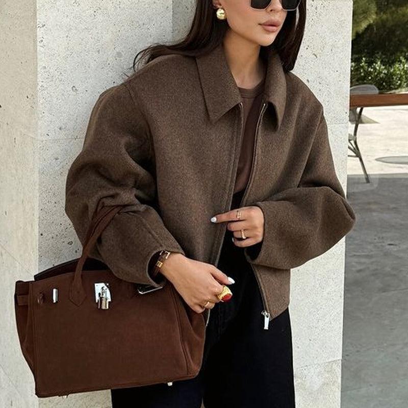 Veste Duvet Hiver Chaude et Légère avec Fermeture Éclair - PanierRoyale