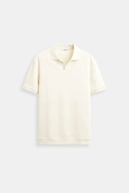 Chemise Polo Beige Élégante et Classique