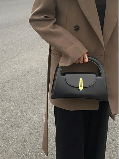 Sac à Main Noir Mini Chic en Cuir