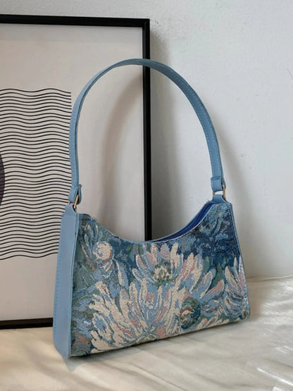 Sac à Dos Fleurs Brodées Vintage