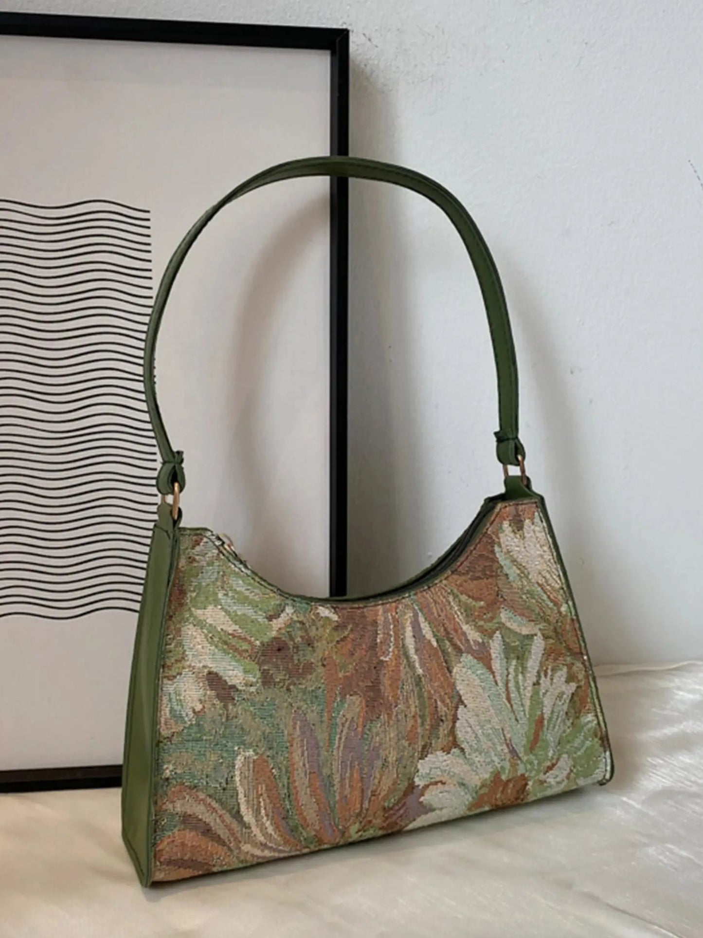 Sac à Dos Fleurs Brodées Vintage