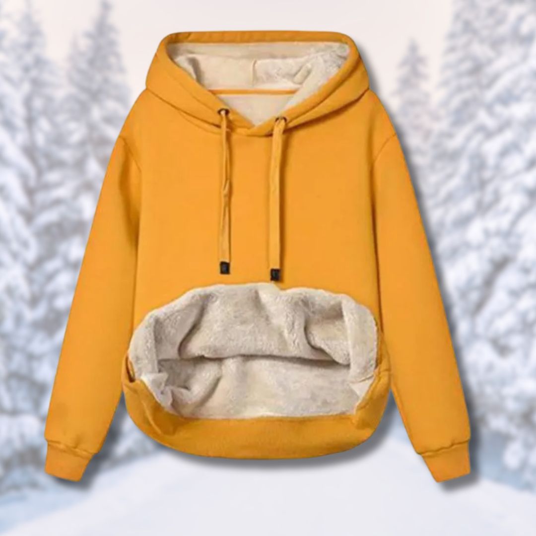 Veste Hiver Chaude et Confortable avec Capuche pour Femme