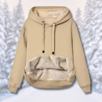 Veste Hiver Chaude et Confortable avec Capuche pour Femme