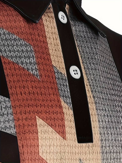 Polo Homme Classique Style Rétro