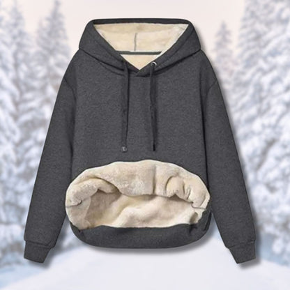 Veste Hiver Chaude et Confortable avec Capuche pour Femme