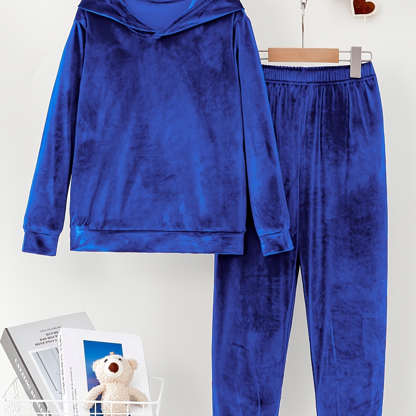 Tenue de Sport Femme Chic avec Pantalon et Sweat Capuche