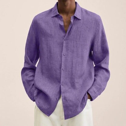 Chemise Homme Lin Naturel | Taille Élégante