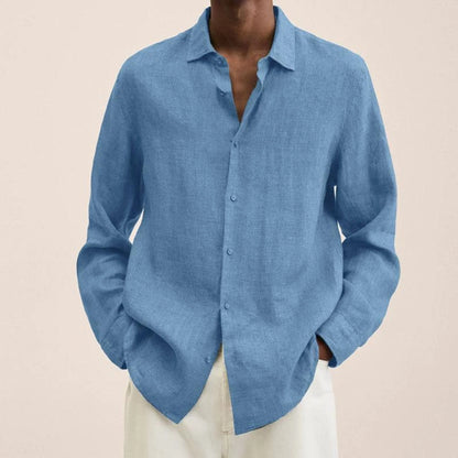 Chemise Homme Lin Naturel | Taille Élégante