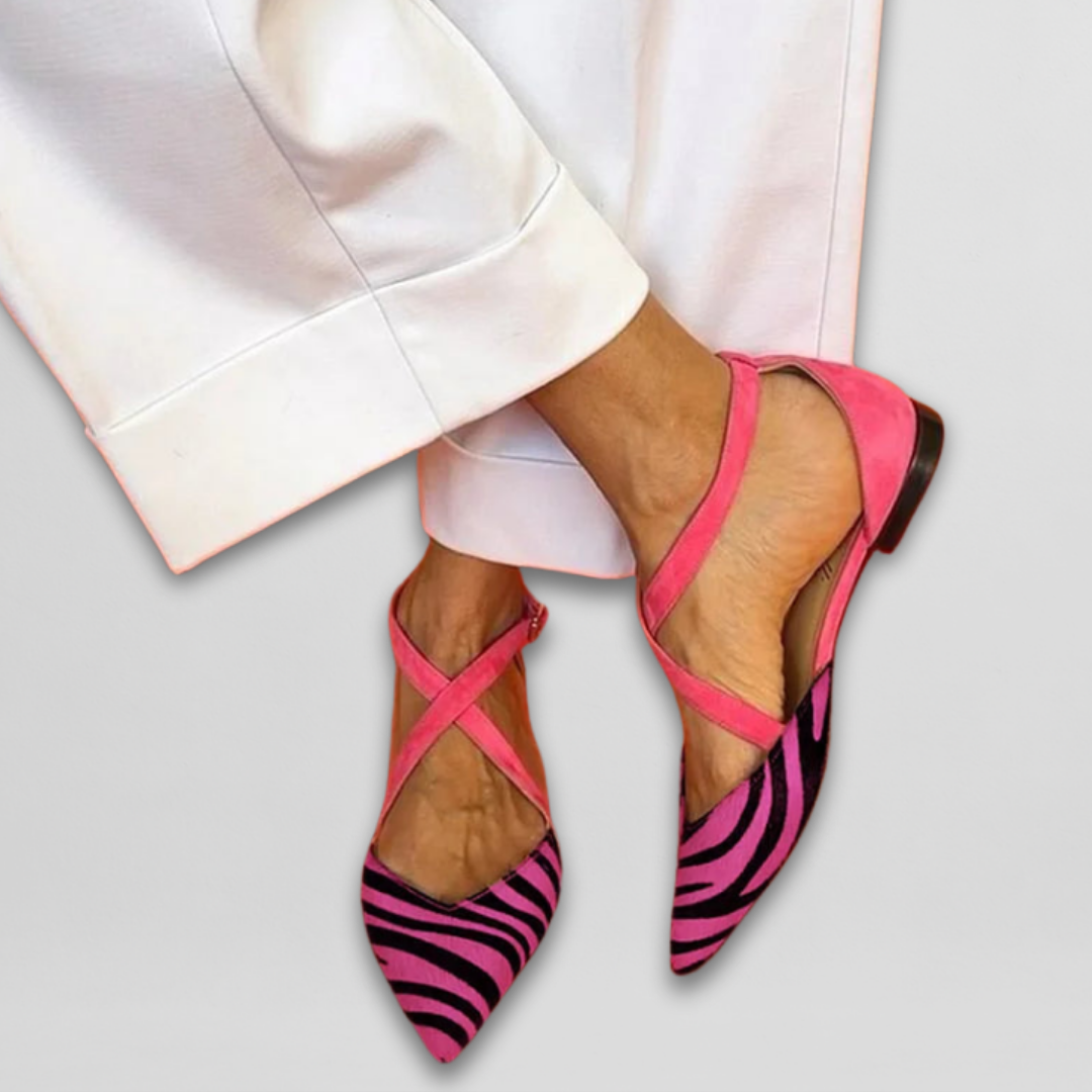 Chaussures Ballerines Femmes Lacets Décontractées et Chic