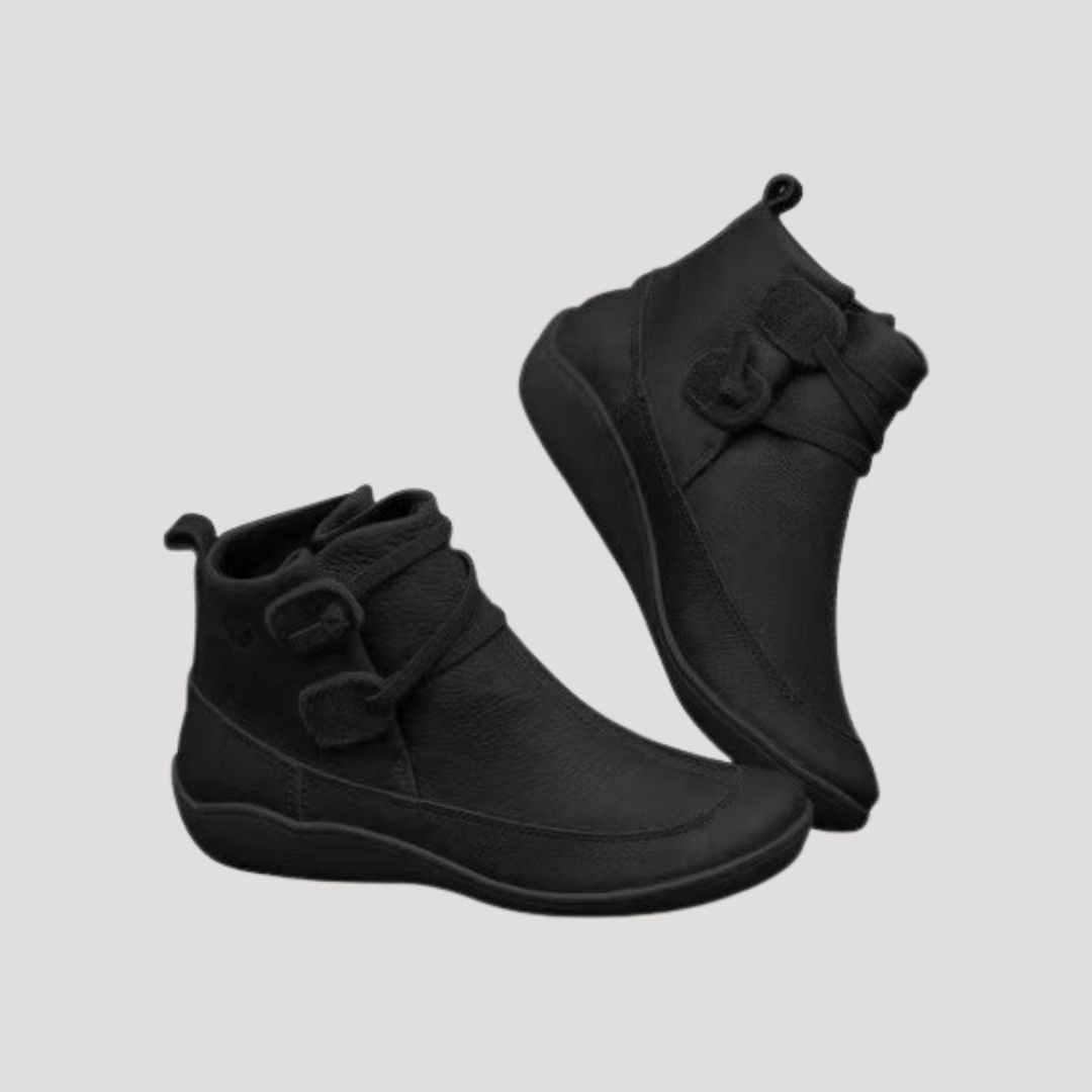 Bottines Femmes Printemps Talon Bas Confortable