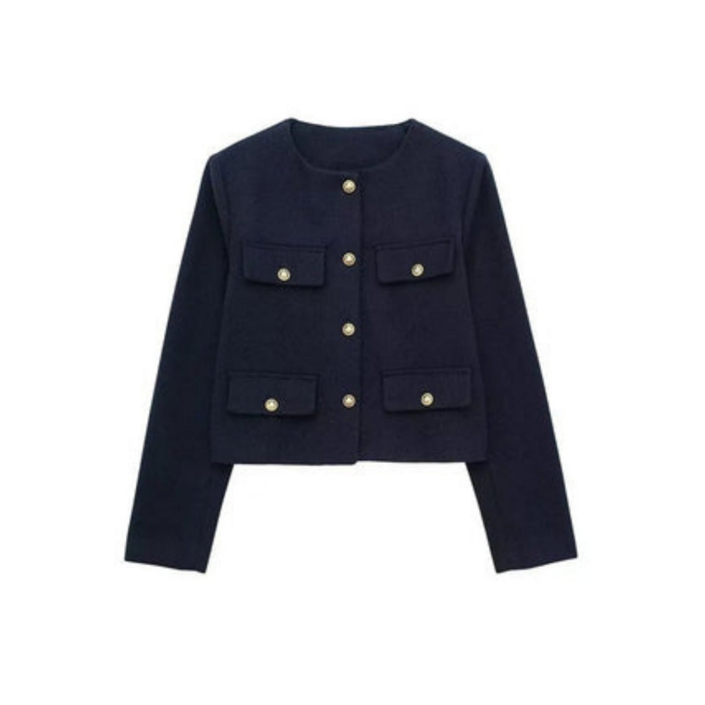 Veste Femme Élégante Boutons Luxe