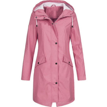 Manteau Imperméable Féminin | Capuche Réversible