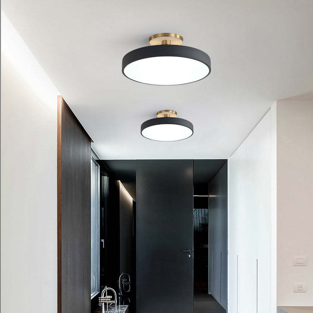 Lampe Plafond LED Or Moderne Élégante