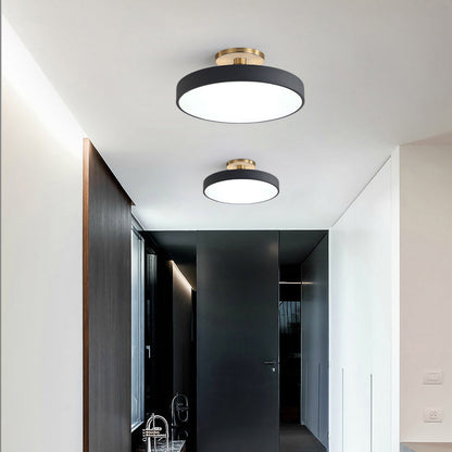 Lampe Plafond LED Or Moderne Élégante