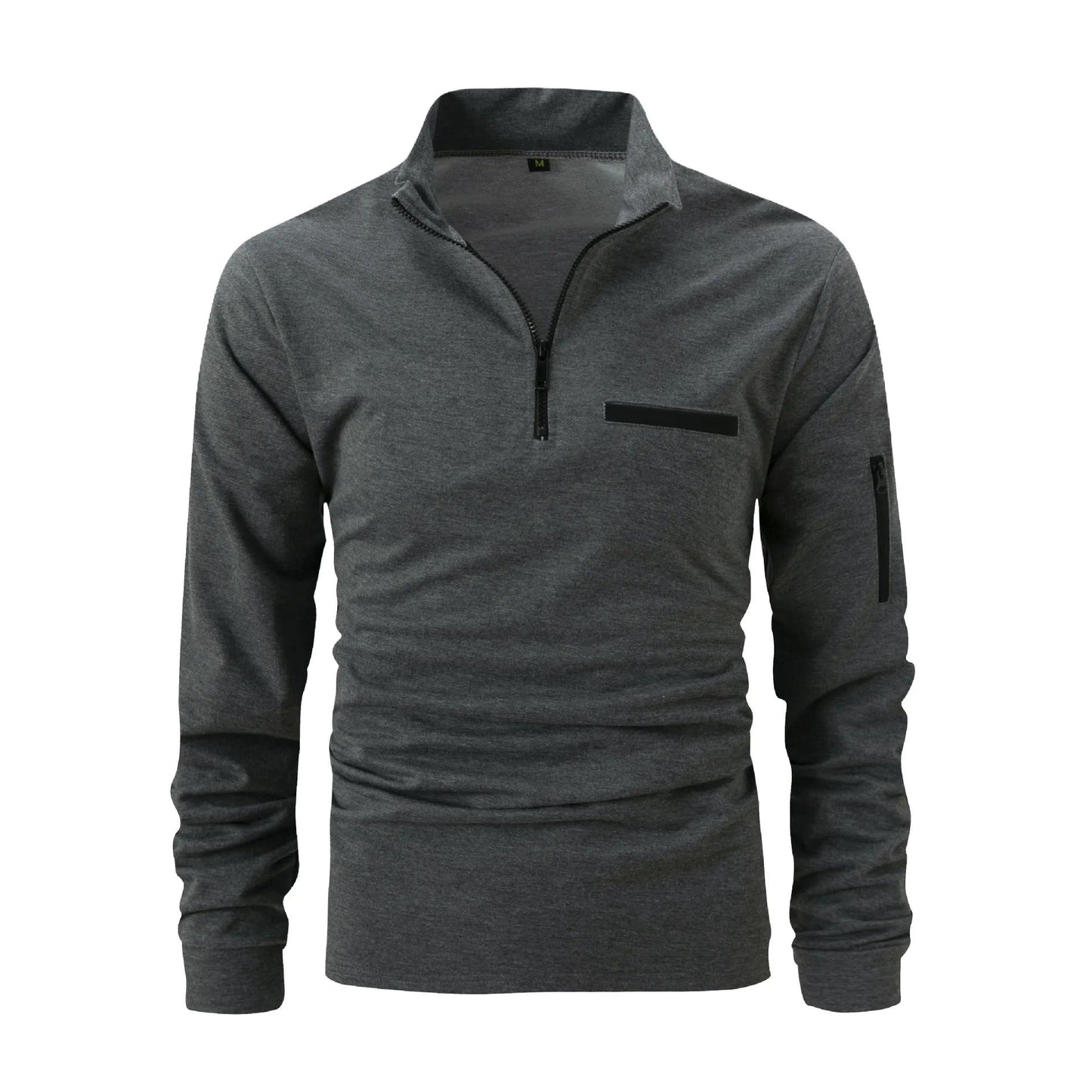 Pull Zippé Oversize avec Poches pour Femme