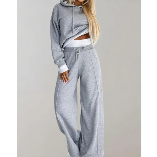 Ensemble Femme Décontracté 2 Pièces : Sweat à Capuche & Legging Confortable - PanierRoyale