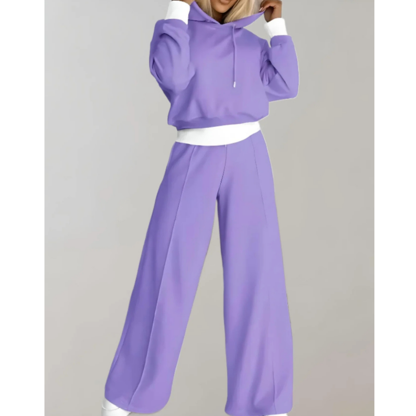 Ensemble Femme Décontracté 2 Pièces : Sweat à Capuche & Legging Confortable