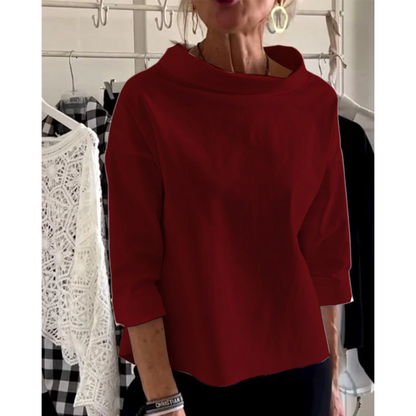 Robe Élégante Femme | Col V et Manches Longues