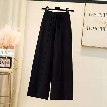 Pantalon Élastique Femme Brun Stretch Confortable