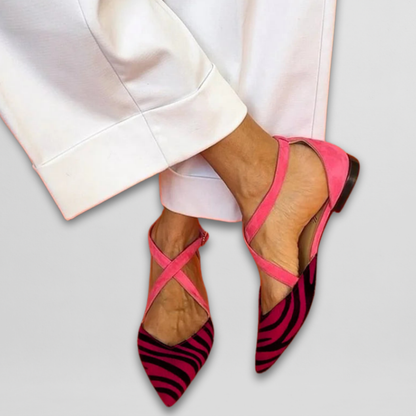 Chaussures Ballerines Femmes Lacets Décontractées et Chic