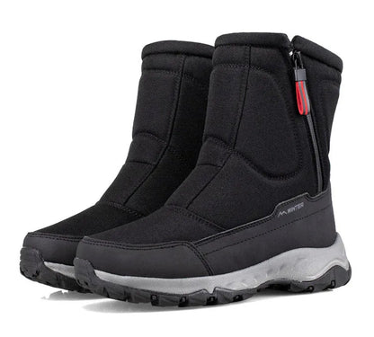 Bottes Hiver Imperméables Chauffantes à Fermeture Éclair - PanierRoyale