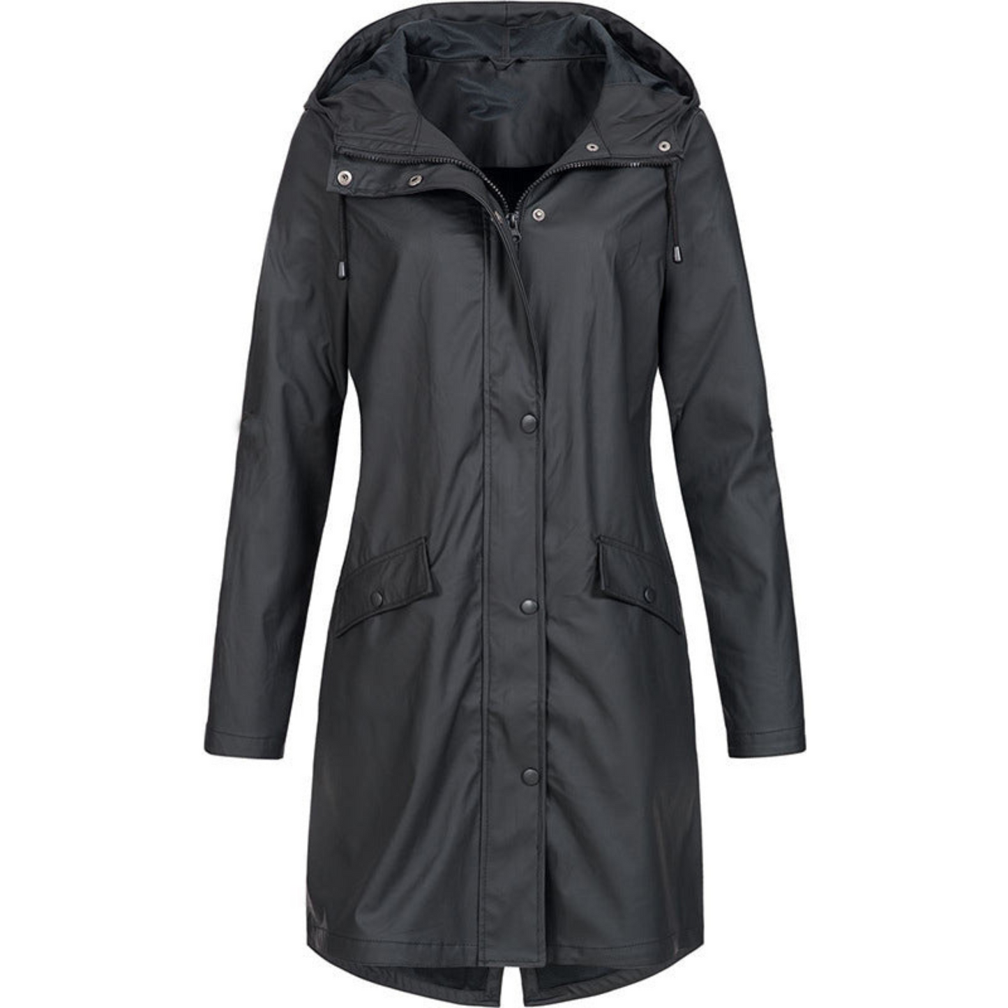 Manteau Imperméable Féminin | Capuche Réversible