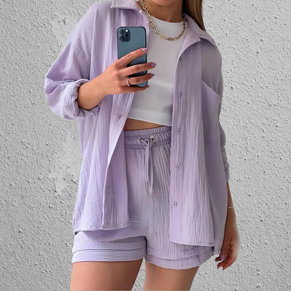 Chemise Femme Manches Longues Décontractée et Chaude