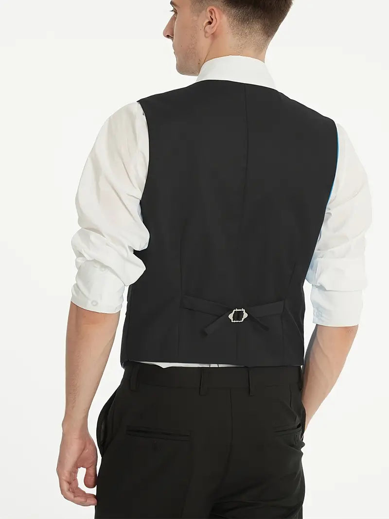 Costume Homme 3 Pièces : Blazer, Gilet et Pantalon Élégant
