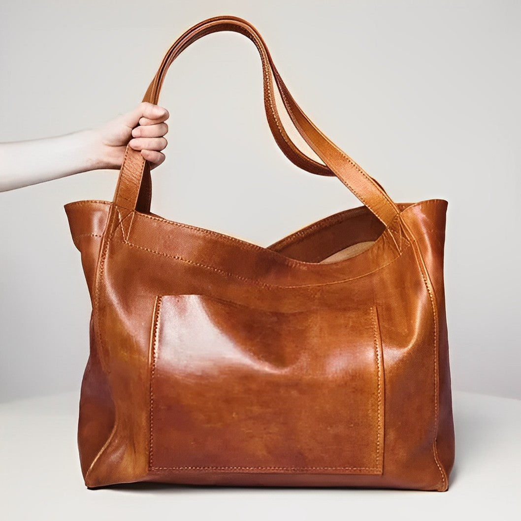 Sac Épaule Cuir Authentique pour Femme Elegant - PanierRoyale
