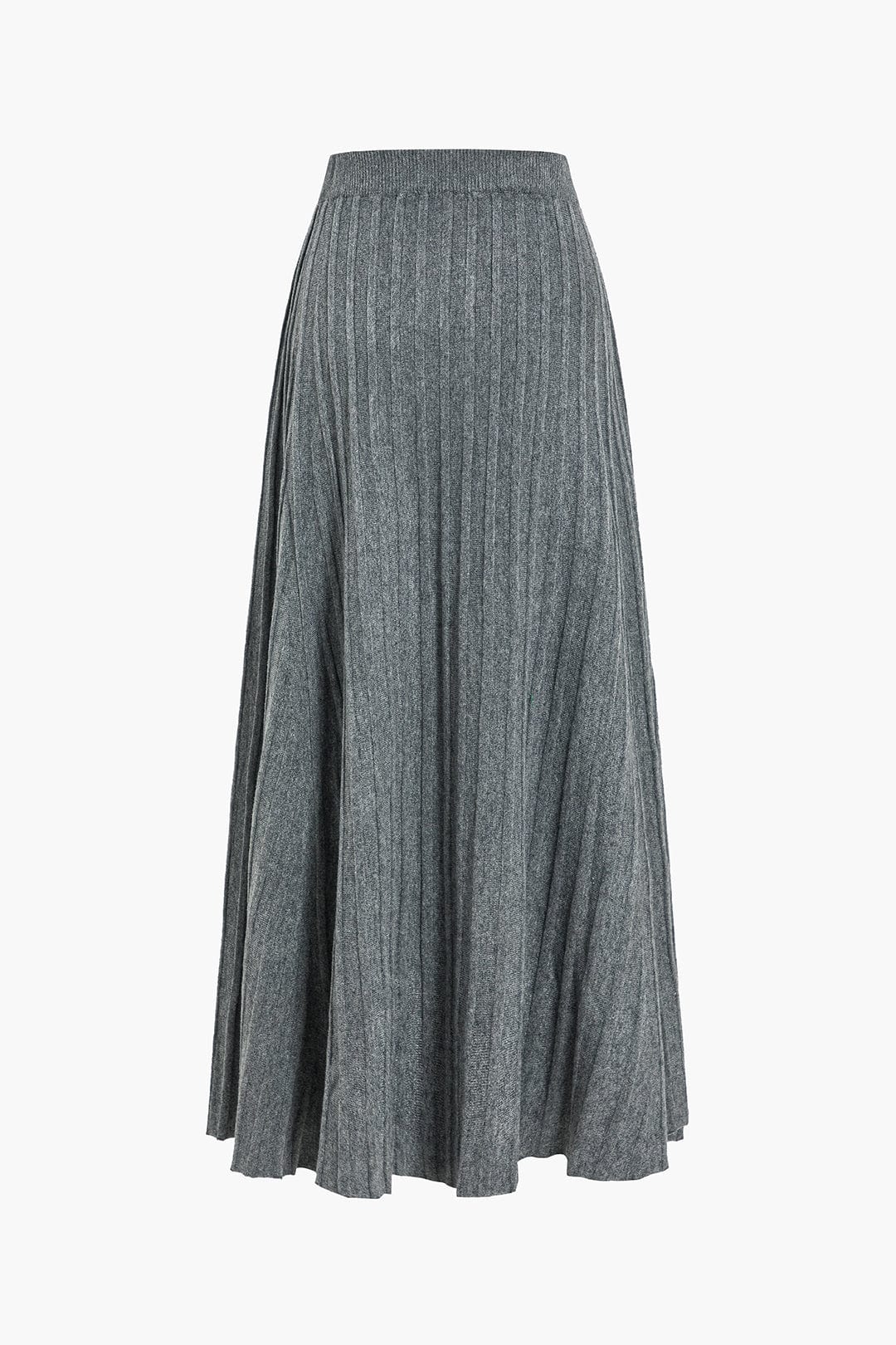 Robe Mi-Longue Élastique Plissée Féminine