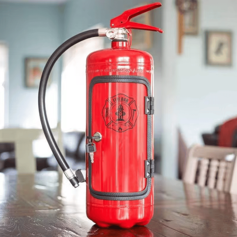 Extincteur d'Incendie Compact Prêt à l'Emploi avec Boîte de Rangement
